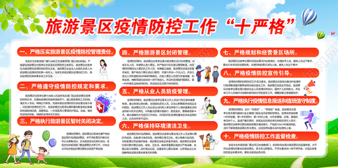 旅游景區疫情防控措施旅游景區疫情防控工作十嚴格疫情宣傳